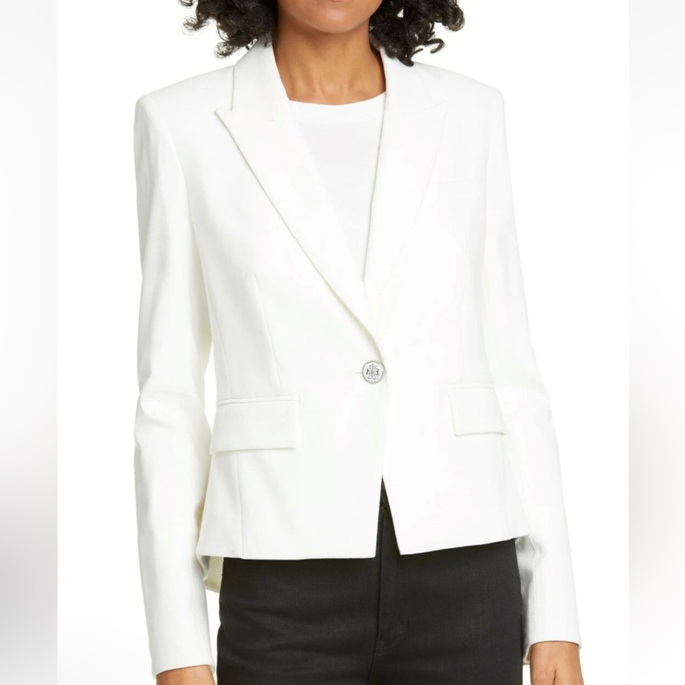 Veronica Beard Danielle Off White Jacket Blazer - image 1